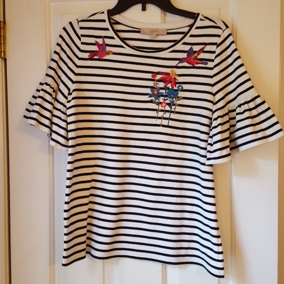 LOFT Sweaters - Loft Embroidered Sweater